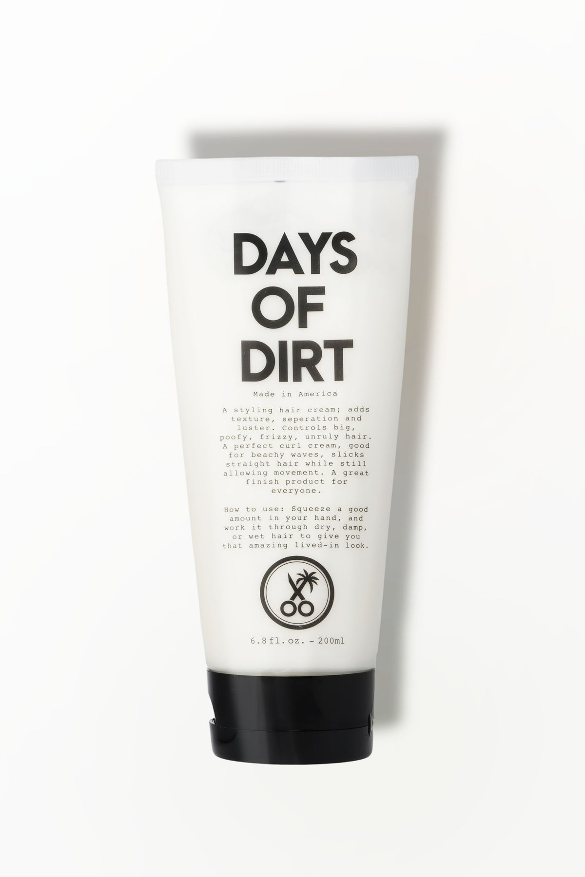 California Born Days of Dirt grooming cream