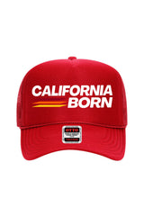 California Born Truckers Red Retro