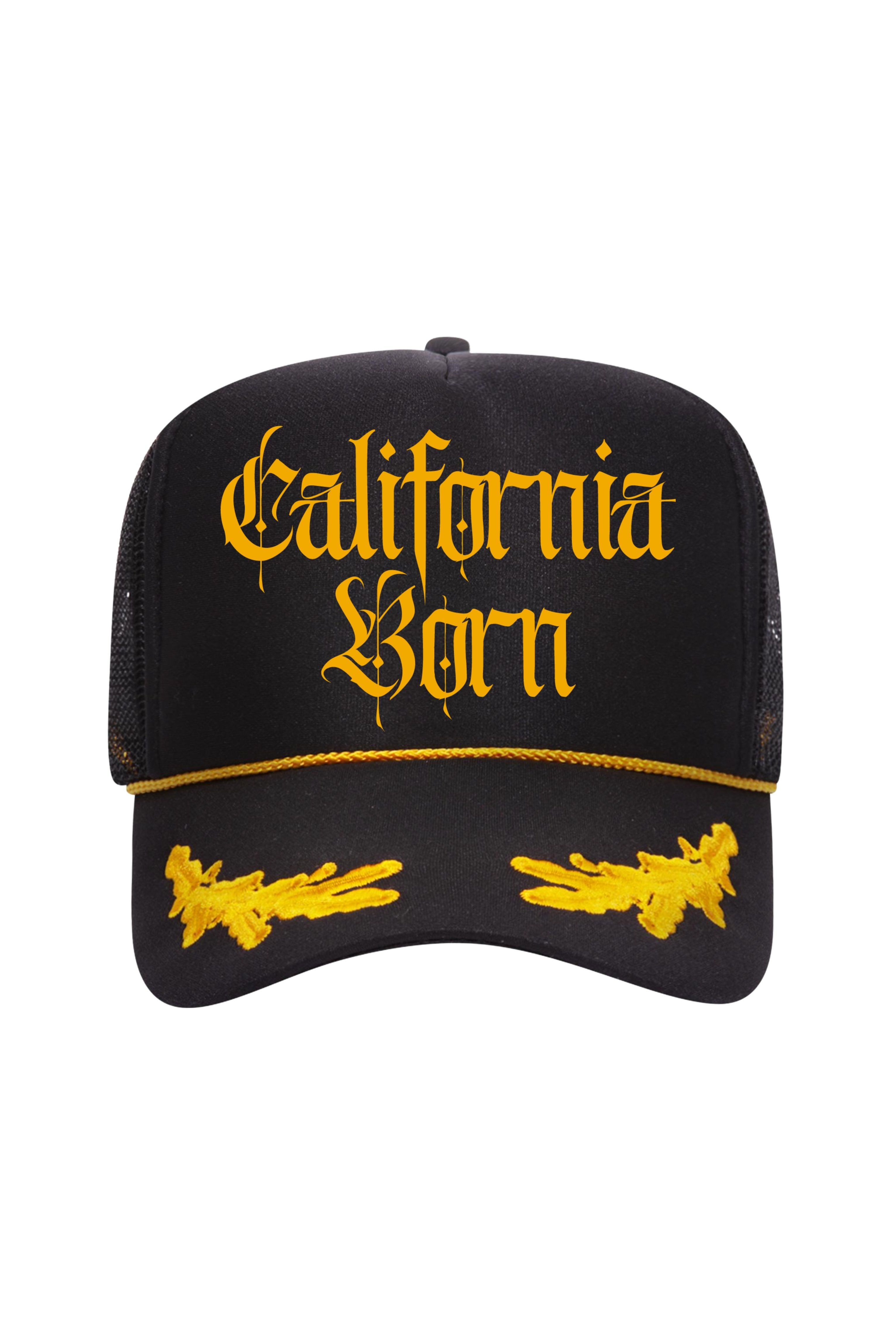California Born Truckers Black and Gold