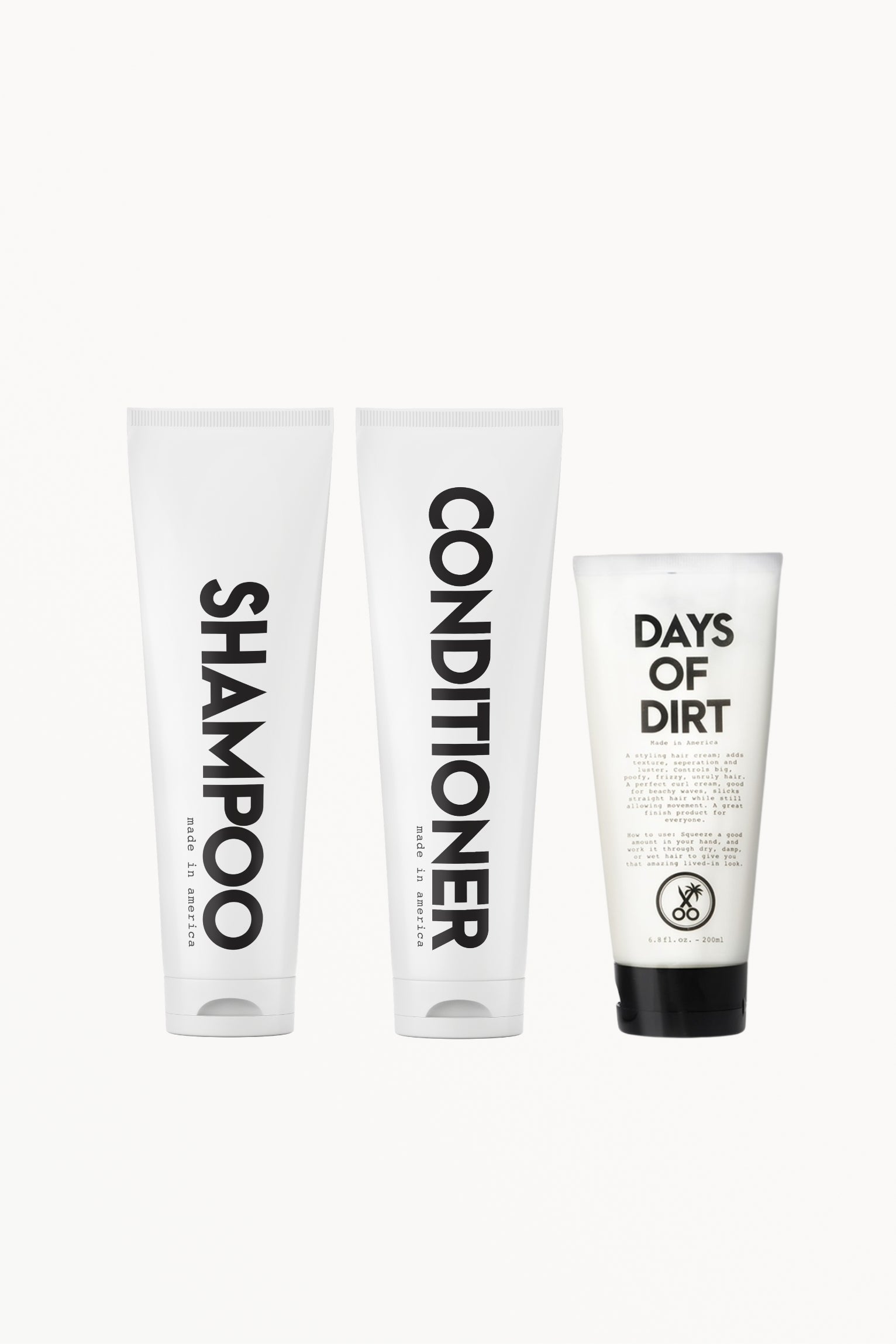 Days of Dirt + Shampoo & Conditioner