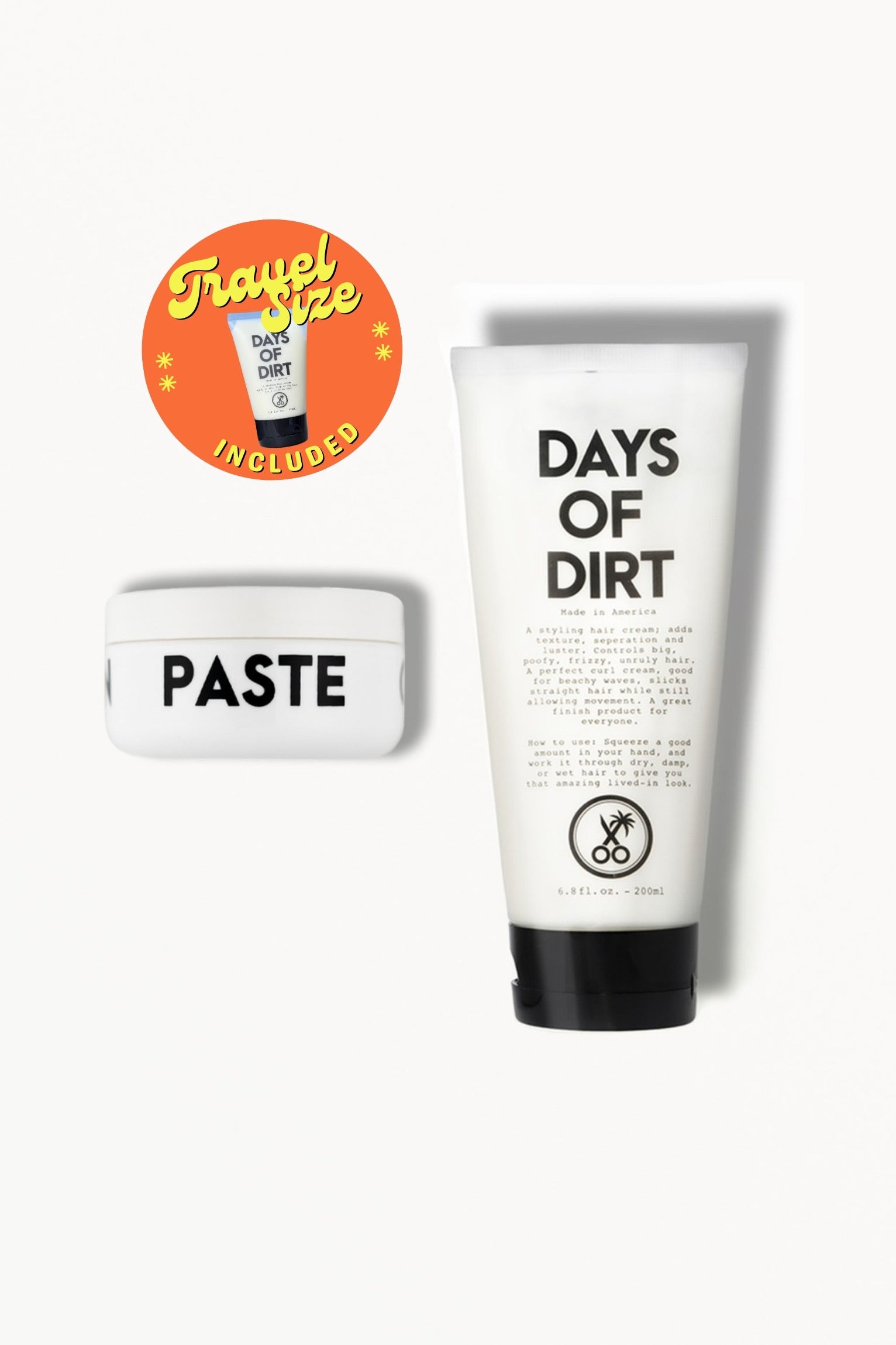 Days of Dirt + Styling Paste + Travel Size